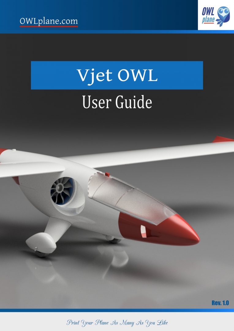 This cool looking plane flies more like EDF trainer plane. With V shape tail and powered with 70mm EDF, it takes off from land. There is no steering wheel but it is enough to get the plane flying and landing smoothly. It has detachable wings to make it easy for transport. Fiber carbon tubes are optional to use but ready if you would like to use them including two 5mm OD fiber carbon tube inside the fuselage. Landing gears without skirts are also an option if you feel better to use in your flying fields. You can fly it as a sport or aerobatic plane. | OWLplane