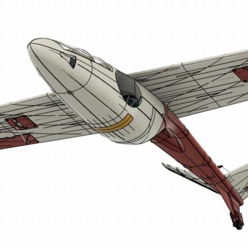 This cool looking plane flies more like EDF trainer plane. With V shape tail and powered with 70mm EDF, it takes off from land. There is no steering wheel but it is enough to get the plane flying and landing smoothly. It has detachable wings to make it easy for transport. Fiber carbon tubes are optional to use but ready if you would like to use them including two 5mm OD fiber carbon tube inside the fuselage. Landing gears without skirts are also an option if you feel better to use in your flying fields. You can fly it as a sport or aerobatic plane. | OWLplane