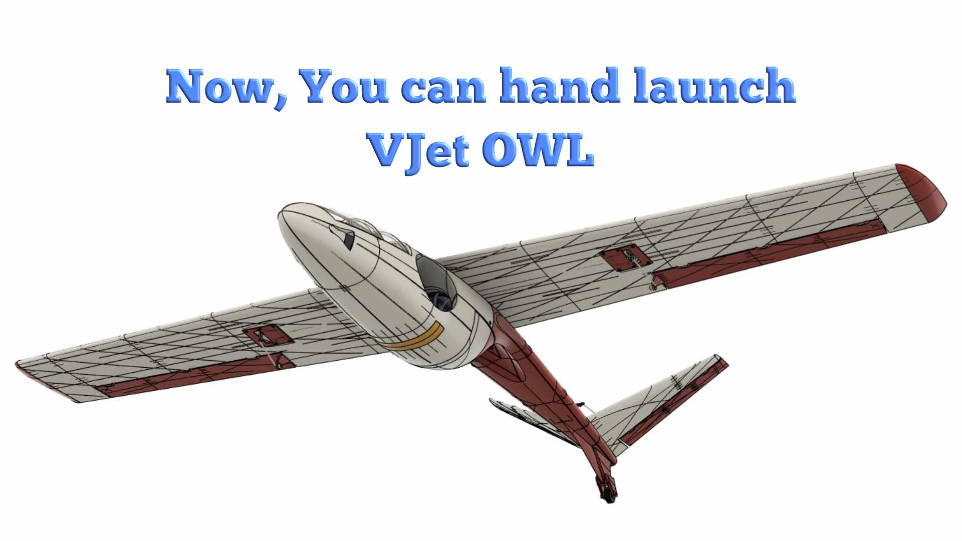 This cool looking plane flies more like EDF trainer plane. With V shape tail and powered with 70mm EDF, it takes off from land. There is no steering wheel but it is enough to get the plane flying and landing smoothly. It has detachable wings to make it easy for transport. Fiber carbon tubes are optional to use but ready if you would like to use them including two 5mm OD fiber carbon tube inside the fuselage. Landing gears without skirts are also an option if you feel better to use in your flying fields. You can fly it as a sport or aerobatic plane. | OWLplane
