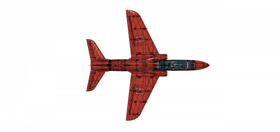 BAE Hawk T1 50mm EDF 3D printed RC plane