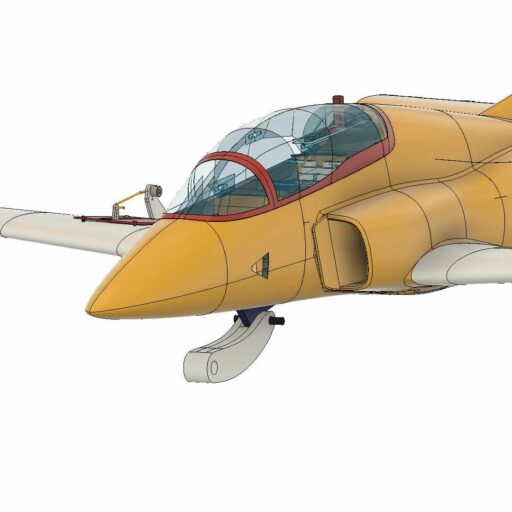 The OWL T-33 64mm EDF 3D printed RC plane offers a versatile platform designed for pilots who want a customizable flight experience. Whether you prefer a lightweight, standard setup or a high-speed powerhouse, this airframe adapts to your needs. | OWLplane