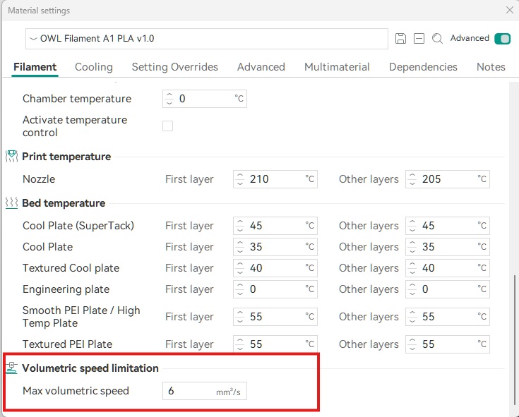 OrcaSlicer RC Plane Settings 30 OrcaSlicer RC plane settings