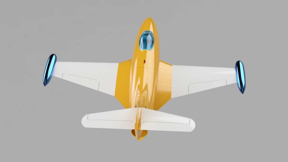OWL F9F Panther 70mm EDF 3D printed RC plane